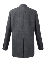 100% Washable Wool Notched Collar Women Blazer GOELIA