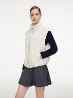 [Preview] Stand Collar Padded Women Zip-Up Vest GOELIA