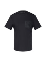 100% Cotton Women T-Shirt With 18MM Gambiered Canton Gauze Pocket GOELIA