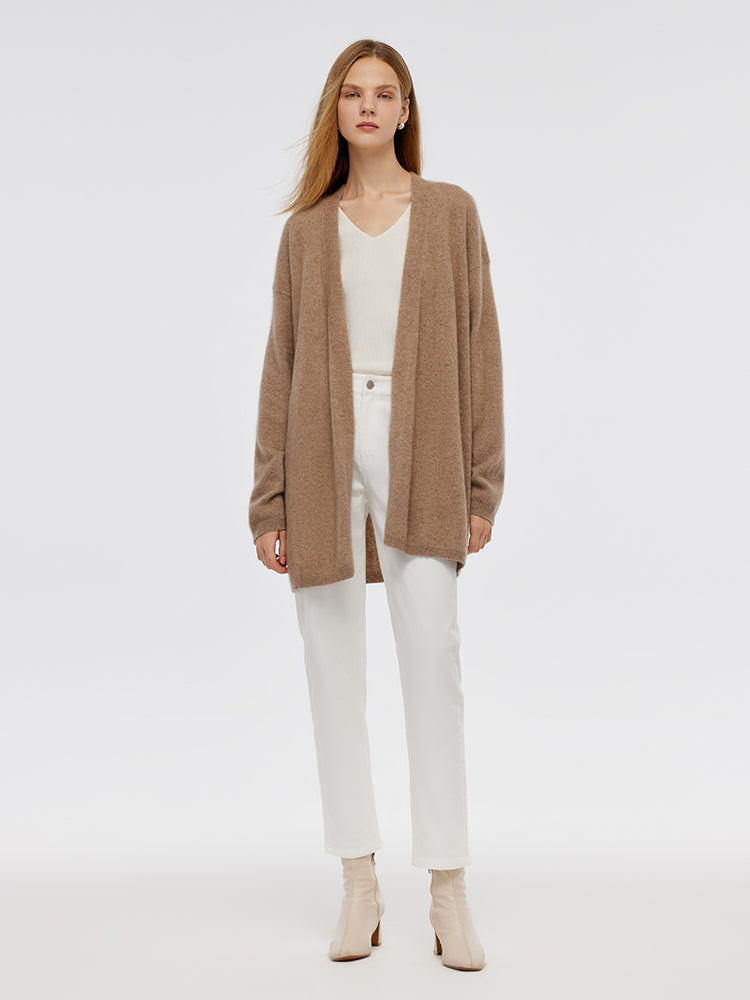 Camel Short Cardigan