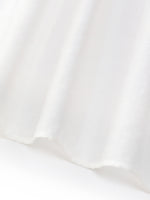 Tencel Blend Ruffle V-Neck Women Mini Dress With Slip Dress GOELIA
