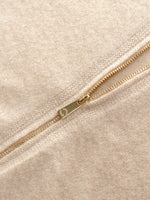 [Preview] 100% Cashmere Seamless Women Hooded Zip-Up Cardigan GOELIA
