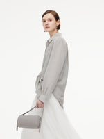[Preview] Triacetate Blend Women Oversized Shirt GOELIA