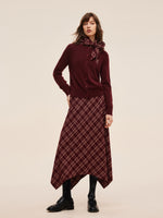 100% Wool Letter Embroidered Women Cardigan GOELIA