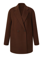 Cashmere Wool Blend Double-Faced Women Coat GOELIA