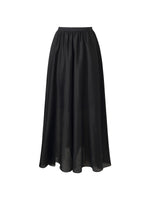 Tencel Blend Elastic Waist Women Culottes GOELIA
