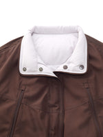 [Preview] Reversible Goose Down Baseball Jacket GOELIA