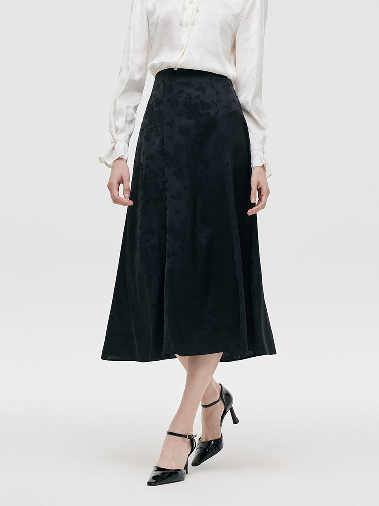 Women Jacquard Mermaid Skirt GOELIA