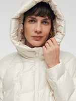 Zip-Up Hooded Goose Down Jacket GOELIA