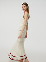 Openwork Women Maxi Vest Dress GOELIA