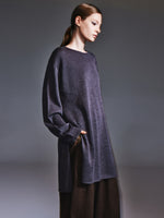 Loose Fit H-Line Round Neck Unisex Sweater GOELIA