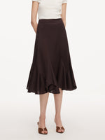 Cotton Blend High-Waisted Women Mermaid Skirt GOELIA