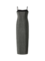Glitter Women Party Slip Maxi Dress With Detachable Spaghetti Strap GOELIA