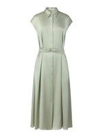 19MM Mulberry Silk Front Knot Women Self-Tie Maxi Dress GOELIA