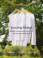 Two-Pack Modal Unisex Long Sleeve Top GOELIA