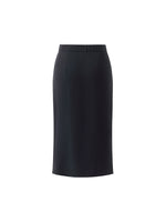 Triacetate Slit Ruched Women Half Skirt GOELIA