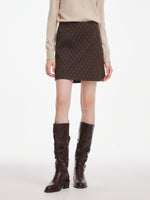 Vintage Plaid A-Line Women Mini Skirt GOELIA