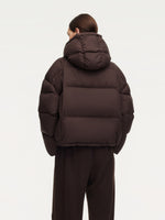 Lightweight Water-repellent Hooded Goose Down Jacket GOELIA