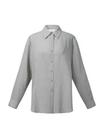 [Preview] Triacetate Blend Women Oversized Shirt GOELIA