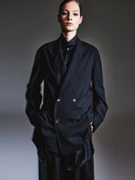 Machine Washable Wool Blend H-Line Unisex Blazer GOELIA