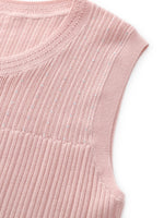 Lyocell Blend Rhinestone Women Knit Tank Top GOELIA
