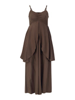 Linen Blend Camisole And Culottes Two-Piece Set GOELIA