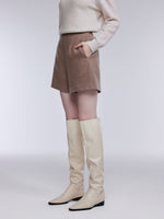 [Preview] Washable Cashmere Wool Blend Women Shorts GOELIA