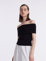 Slim Off Shoulder Women Top GOELIA