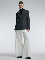 100% Merino Wool Women H-Line Blazer GOELIA