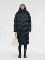 Unisex Hooded Long Goose Down Coat GOELIA