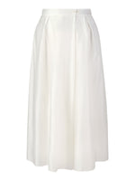Tencel Blend Adjustable Waist Women A-Line Culottes GOELIA