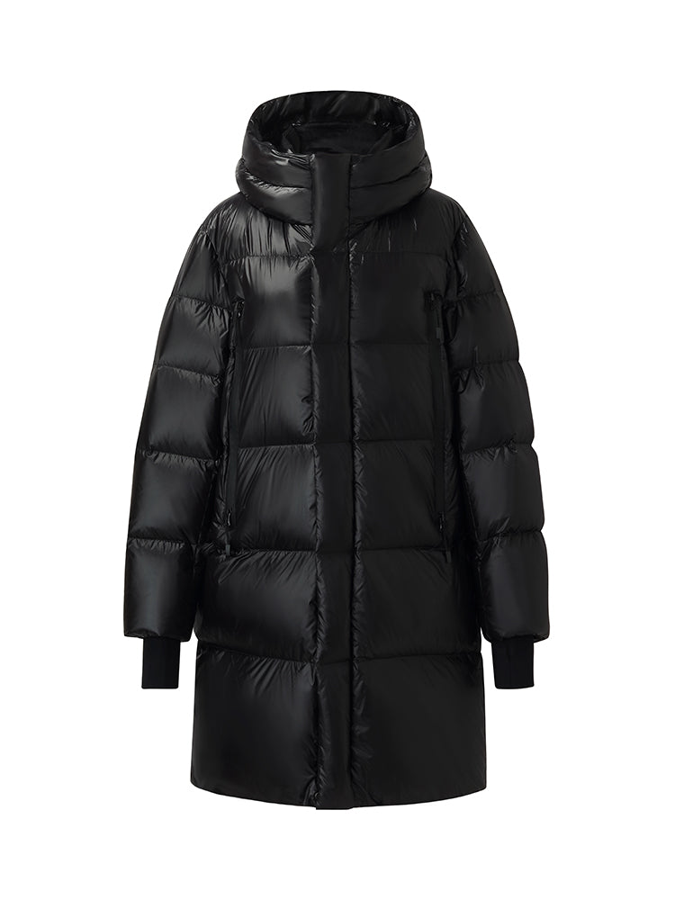 Windproof Warm Hooded Goose Down Coat GOELIA