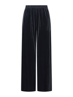 Velvet Straight Wide Leg Women Pants GOELIA