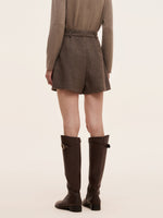 100% Washable Wool Women Culotte Skirt GOELIA