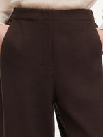 Adjustable Waist Straight Wide Leg Women Pants GOELIA