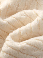 Wool Blend Half-Zip Women Sweater GOELIA