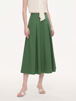 Cotton Blend A-Line Women Skirt GOELIA