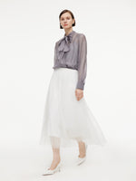 [Preview] Front Knot Women Shirt With Knit Camisole GOELIA