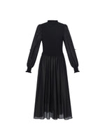 Tencel Blend Patchwork Women Maxi Dress GOELIA