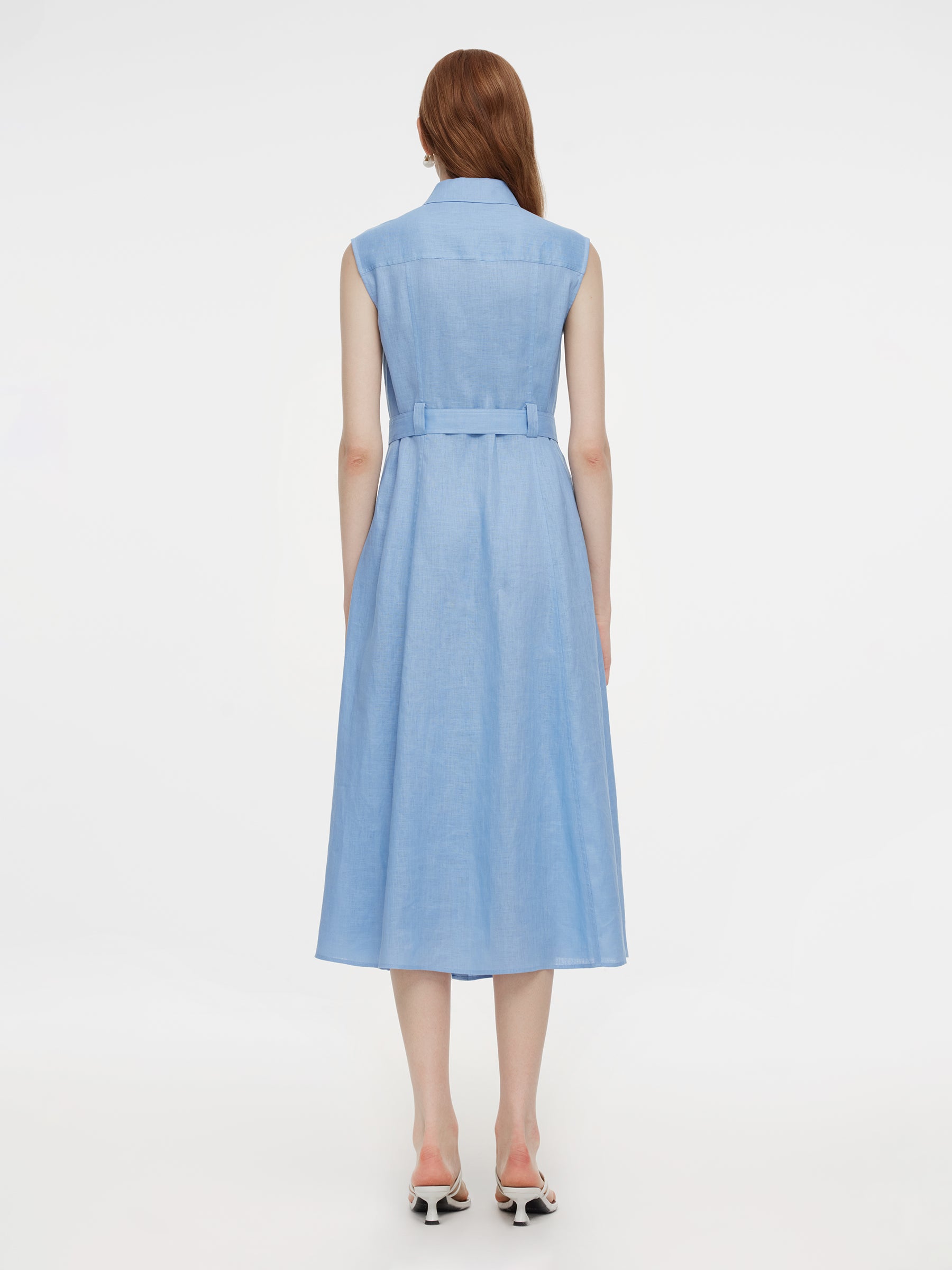 maxi linen shift dress Xysaqa Women's Summer Button-Down Maxi Dresses, Casual Tie Cotton Linen Shirt Dress for Women Elegant Short Sleeve Loose Flowy Long Midi Dress S-xxl,
