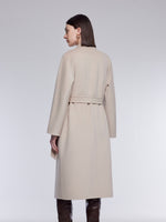 Wool Cashmere Double-Faced Women Wrap Overcoat GOELIA