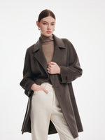 [Preview] Luxurious 100% Baby Cashmere Double-Faced Women Coat GOELIA