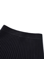 100% Wool A-Line Women Knit Skirt GOELIA