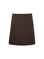 Vintage Plaid A-Line Women Mini Skirt GOELIA