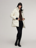 Thermal Tech Back Hooded Goose Down Coat GOELIA