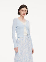 Cotton H-Line Women V-Neck Cardigan GOELIA