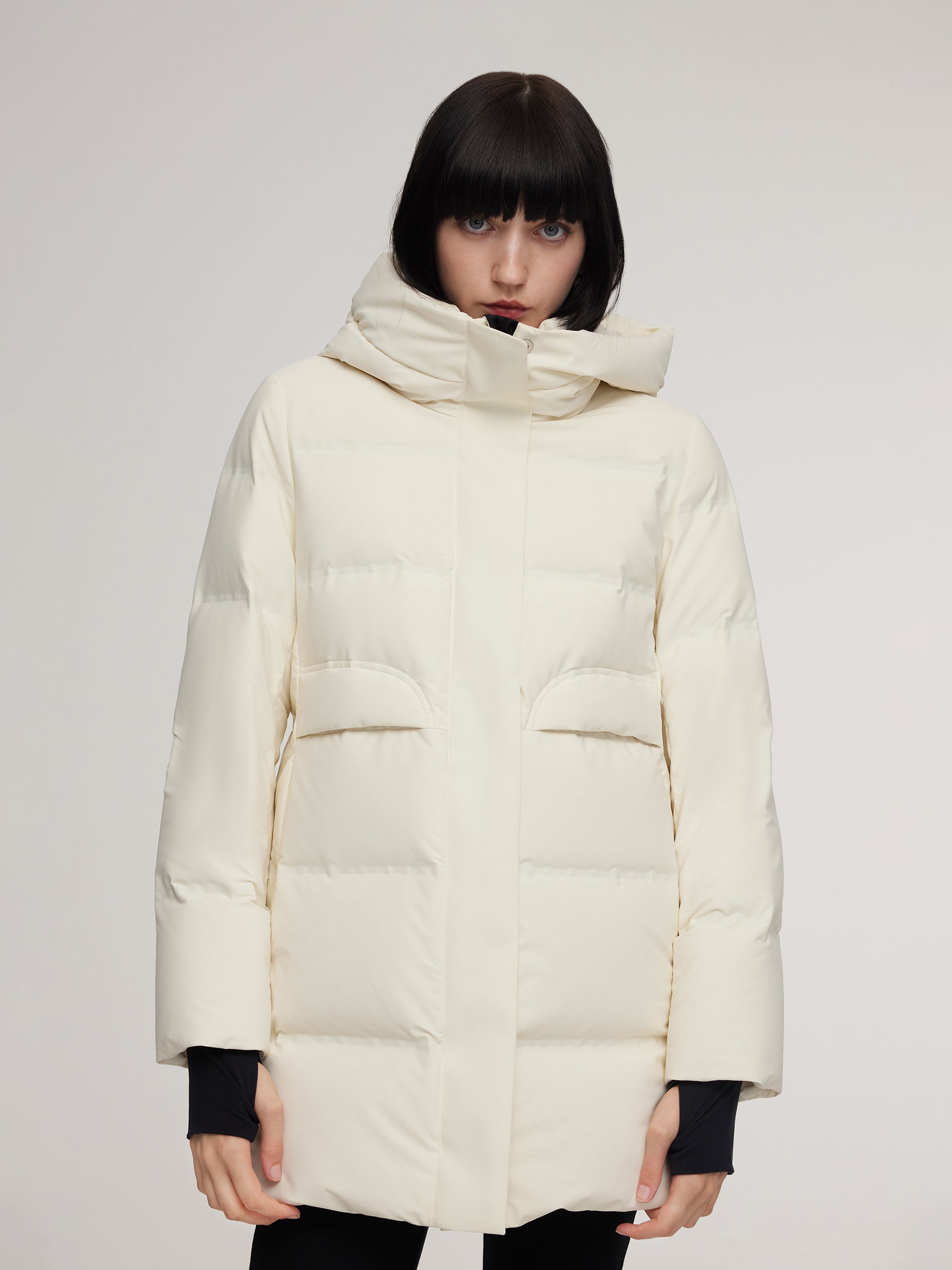 [Preview] Thermal Tech Back Hooded Goose Down Coat GOELIA