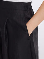 16 Momme Xiang Yun Silk Wide Leg Women Pants GOELIA