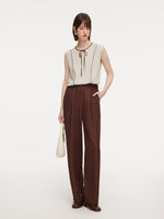 Tencel Acetate Linen Blend Women Pants GOELIA