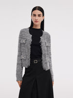 Fringe Trim H-Line Women Cardigan GOELIA